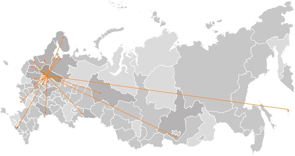 Карта регионов